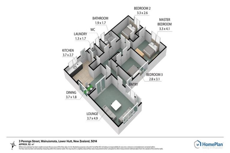 Photo of property in 3 Parenga Street, Wainuiomata, Lower Hutt, 5014