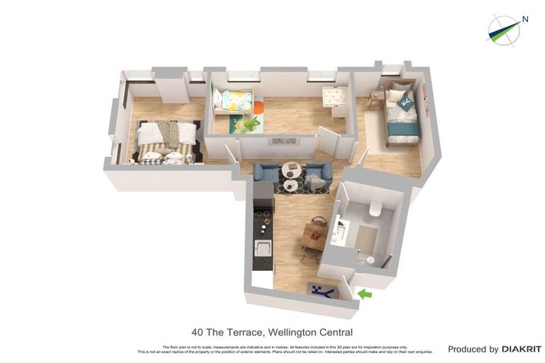 Photo of property in Stafford House, 8/38b The Terrace, Wellington Central, Wellington, 6011