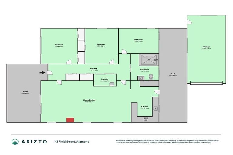 Photo of property in 43 Field Street, Aramoho, Whanganui, 4500