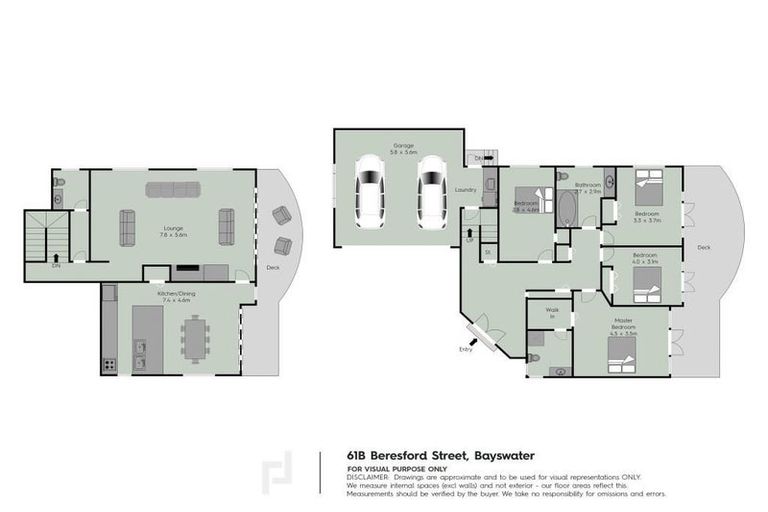 Photo of property in 2/61 Beresford Street, Bayswater, Auckland, 0622