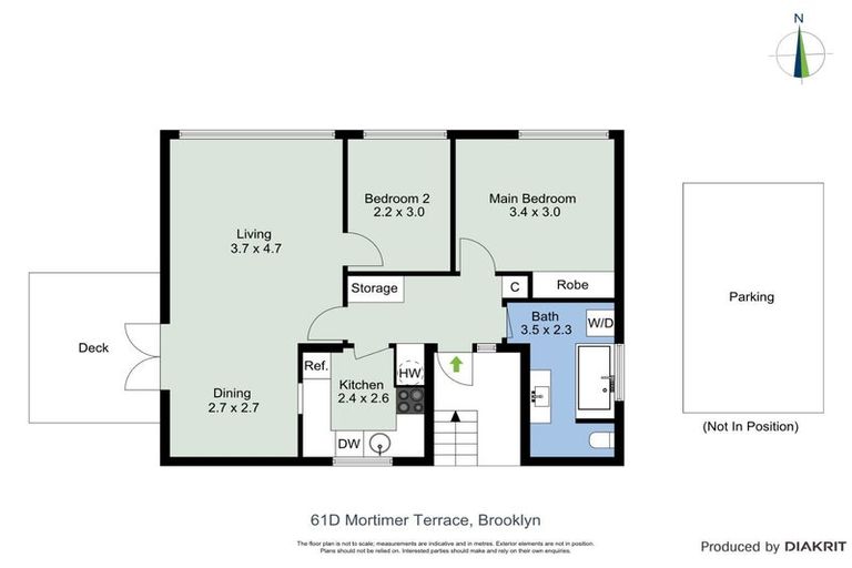 Photo of property in 61d Mortimer Terrace, Brooklyn, Wellington, 6021