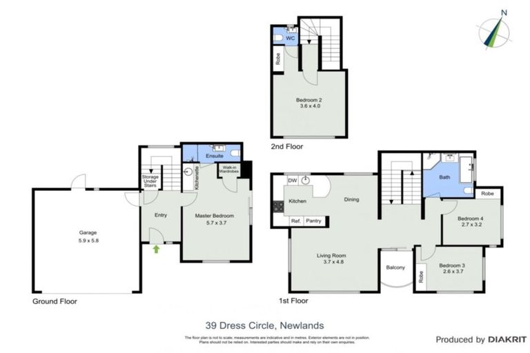 Photo of property in 39 Dress Circle, Newlands, Wellington, 6037