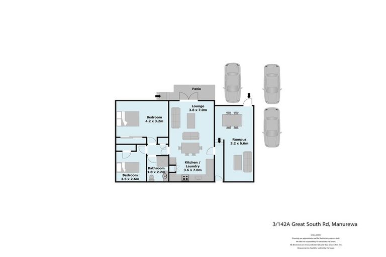 Photo of property in 3/142a Great South Road, Manurewa, Auckland, 2102