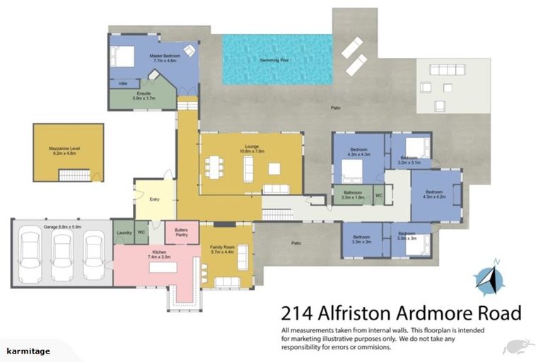 Photo of property in 214 Alfriston Ardmore Road, Ardmore, Papakura, 2582