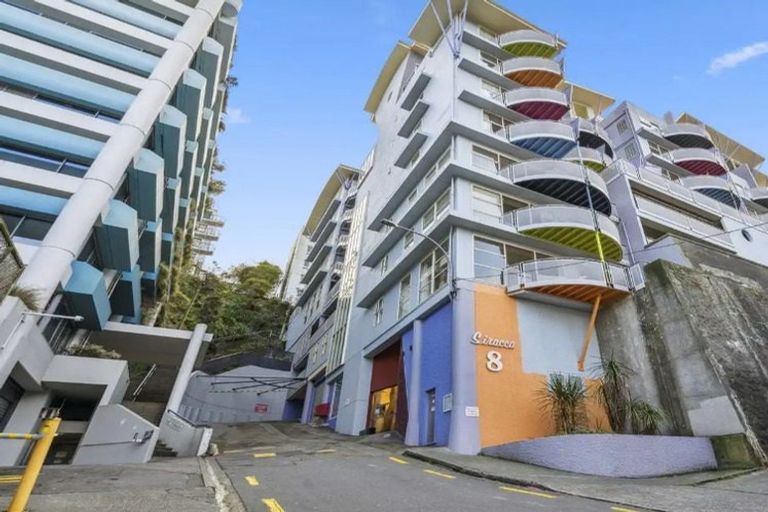 Photo of property in Sirocco Apartments, 806/8 Church Street, Wellington Central, Wellington, 6011
