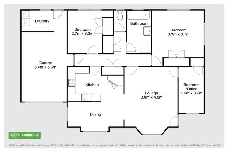 Photo of property in 108b Burns Street, Leamington, Cambridge, 3432
