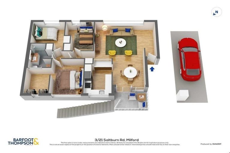 Photo of property in 3/21 Saltburn Road, Milford, Auckland, 0620