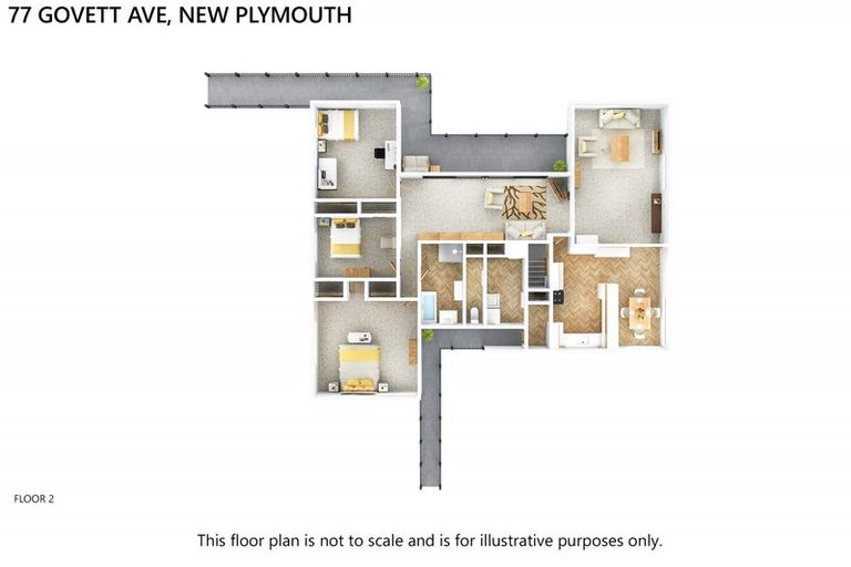 Photo of property in 77 Govett Avenue, Frankleigh Park, New Plymouth, 4310