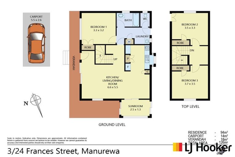 Photo of property in 3/24 Frances Street, Manurewa, Auckland, 2102