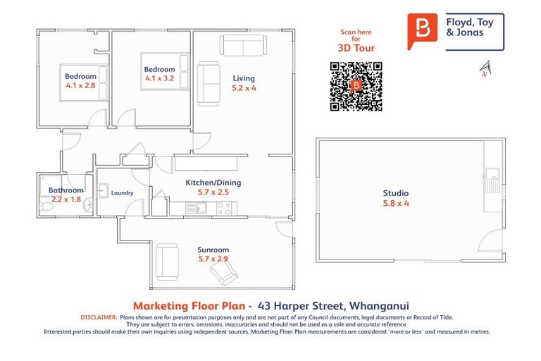 Photo of property in 43 Harper Street, Gonville, Whanganui, 4501