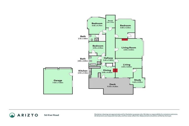 Photo of property in 56 Kiwi Road, Taihape, 4720