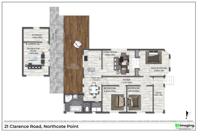 Photo of property in 21 Clarence Road, Northcote Point, Auckland, 0627