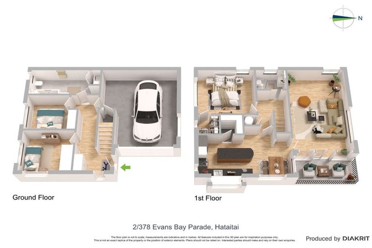 Photo of property in 2/378 Evans Bay Parade, Hataitai, Wellington, 6021