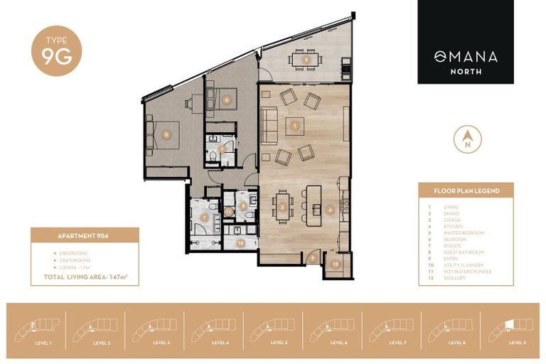 Photo of property in 904/20 Omana Road, Milford, Auckland, 0620