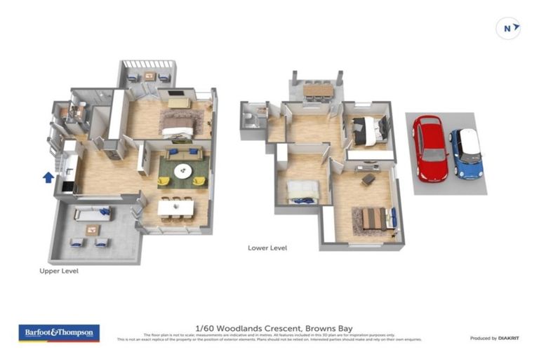 Photo of property in 1/60 Woodlands Crescent, Browns Bay, Auckland, 0630