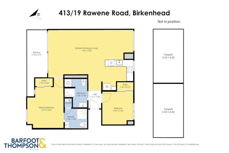 Photo of property in 413/19 Rawene Road, Birkenhead, Auckland, 0626