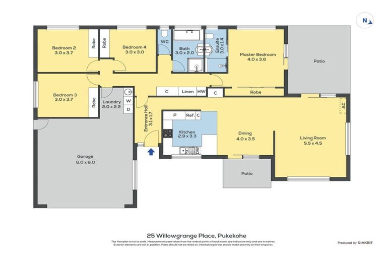 Photo of property in 25 Willowgrange Place, Pukekohe, 2120