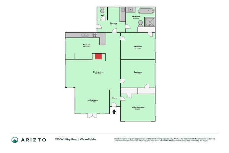 Photo of property in 210 Whitby Road, Wakefield, 7025