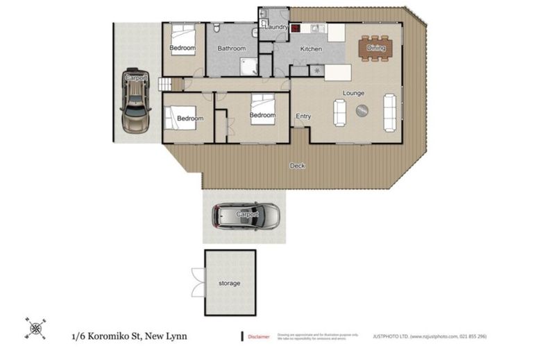 Photo of property in 1/6 Koromiko Street, New Lynn, Auckland, 0600