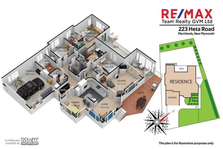 Photo of property in 223 Heta Road, Merrilands, New Plymouth, 4312