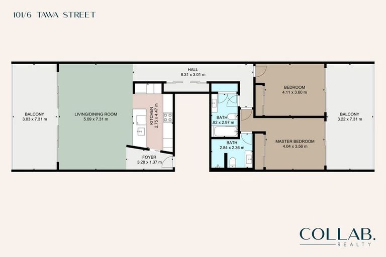 Photo of property in Palm Cove Apartments, 101/6 Tawa Street, Mount Maunganui, 3116