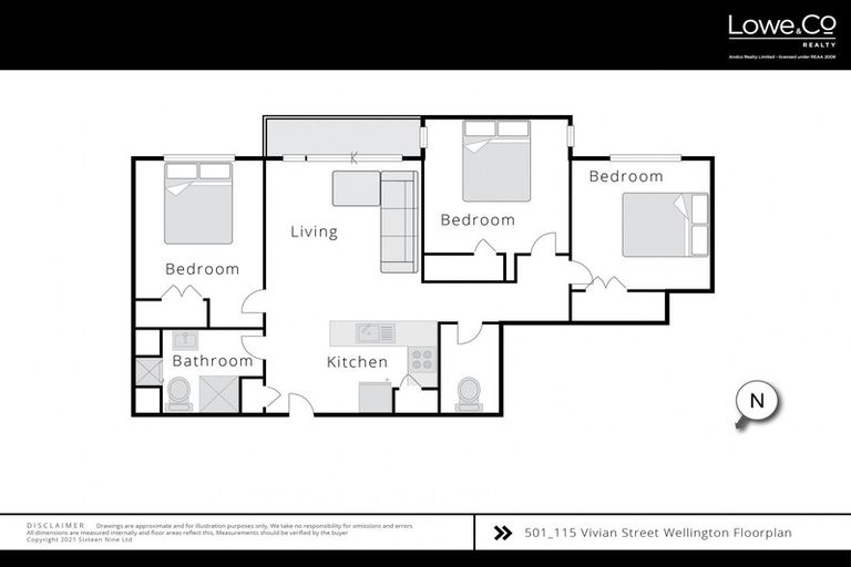 Photo of property in City Lodge, 501/115 Vivian Street, Te Aro, Wellington, 6011