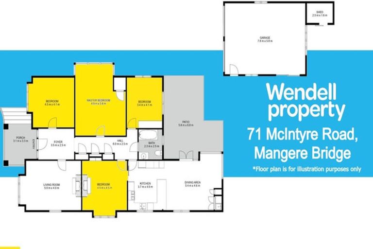 Photo of property in 71 Mcintyre Road, Mangere Bridge, Auckland, 2022