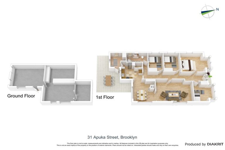 Photo of property in 31 Apuka Street, Brooklyn, Wellington, 6021