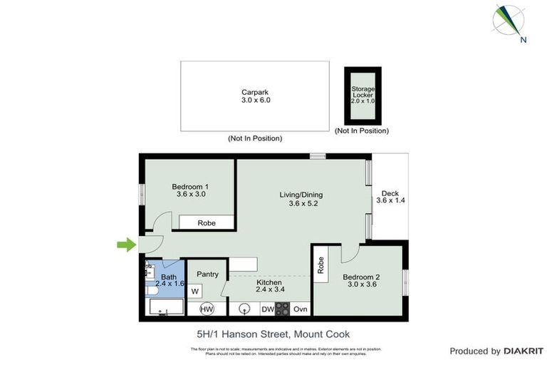 Photo of property in 5h/1 Hanson Street, Mount Cook, Wellington, 6021