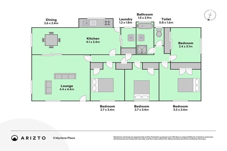 Photo of property in 5 Myrlene Place, Nawton, Hamilton, 3200