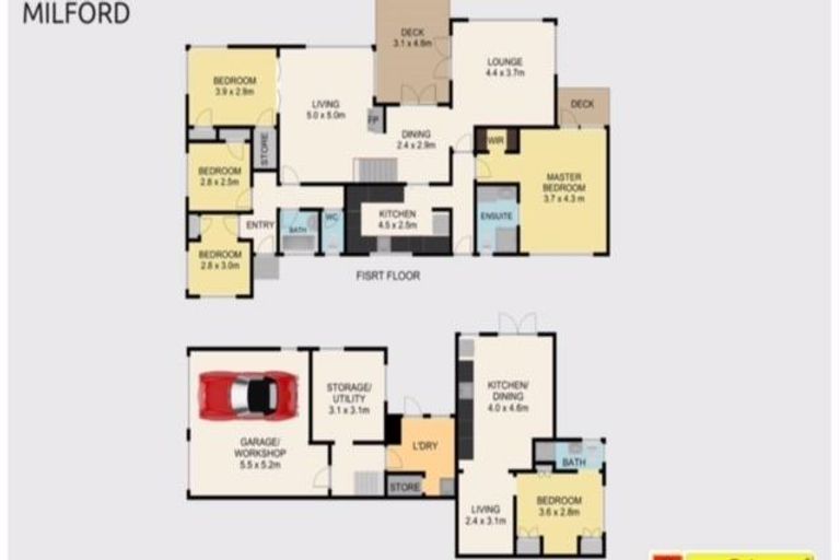 Photo of property in 33 Forrest Hill Road, Milford, Auckland, 0620