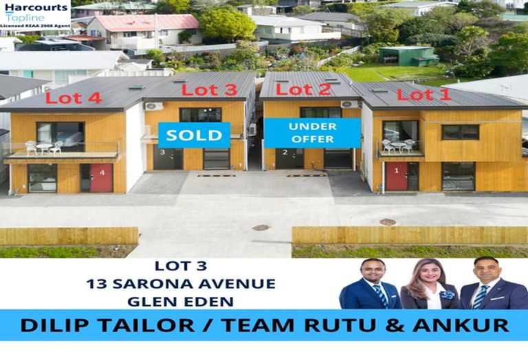 Photo of property in 3/13 Sarona Avenue, Glen Eden, Auckland, 0602