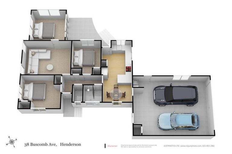 Photo of property in 38 Buscomb Avenue, Henderson, Auckland, 0610