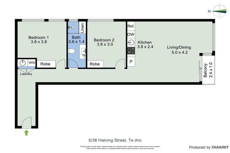 Photo of property in Haining Apartments, 5/38 Haining Street, Te Aro, Wellington, 6011