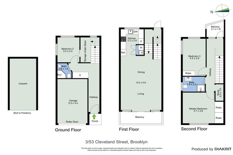 Photo of property in 3/53 Cleveland Street, Brooklyn, Wellington, 6021