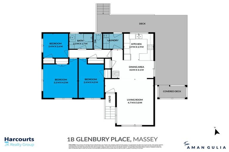 Photo of property in 1b Glenbury Place, Massey, Auckland, 0614