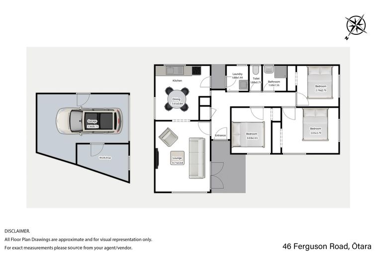 Photo of property in 46 Ferguson Road, Otara, Auckland, 2023