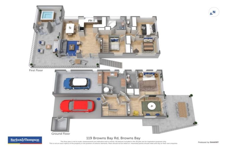 Photo of property in 119 Browns Bay Road, Browns Bay, Auckland, 0630