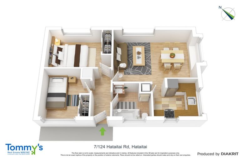 Photo of property in 7/124 Hataitai Road, Hataitai, Wellington, 6021