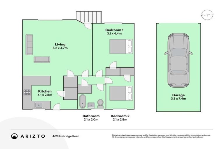 Photo of property in 4/28 Uxbridge Road, Mellons Bay, Auckland, 2014