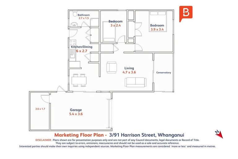 Photo of property in 3/91 Harrison Street, Wanganui, 4500