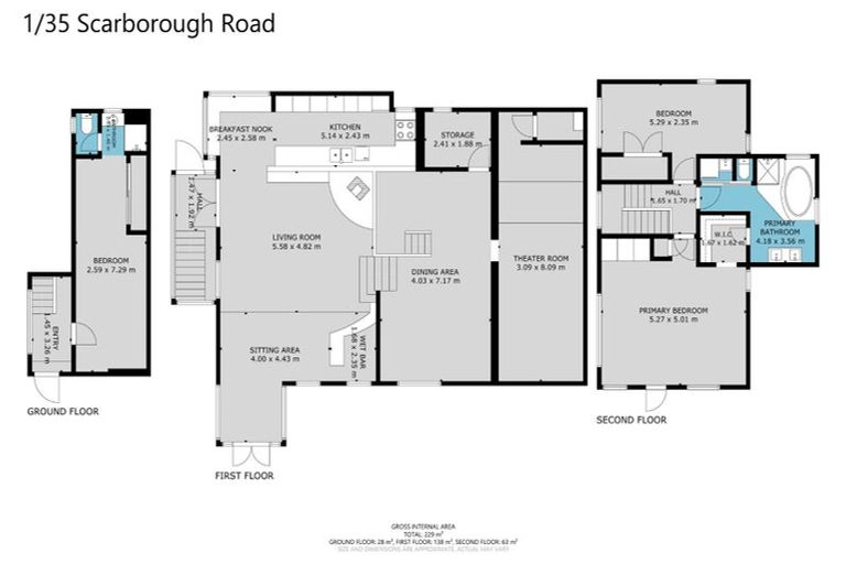 Photo of property in 1/35 Scarborough Road, Scarborough, Christchurch, 8081