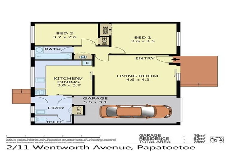 Photo of property in 2/11 Wentworth Avenue, Papatoetoe, Auckland, 2025