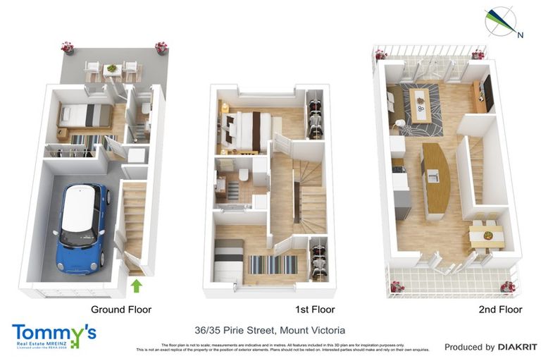 Photo of property in Pirie Street Townhouses, 36/35 Pirie Street, Mount Victoria, Wellington, 6011