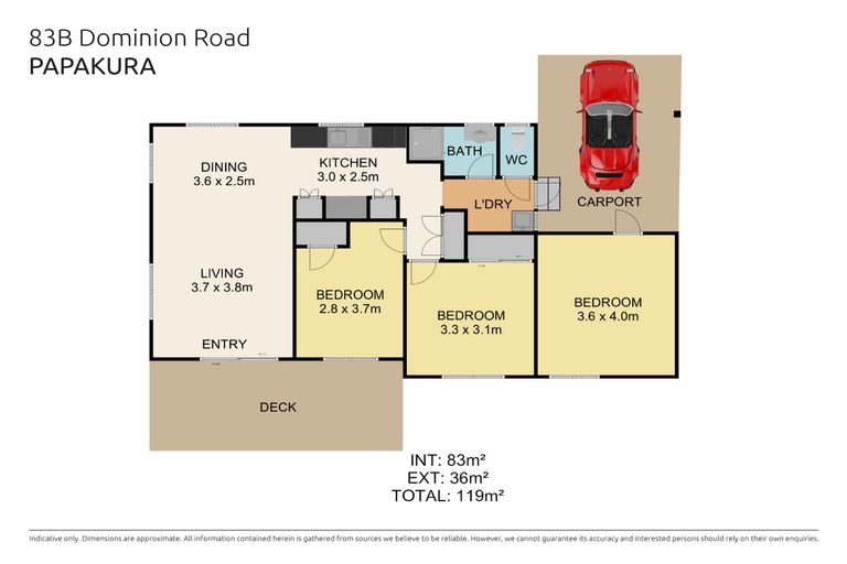 Photo of property in 2/83 Dominion Road, Papakura, 2110