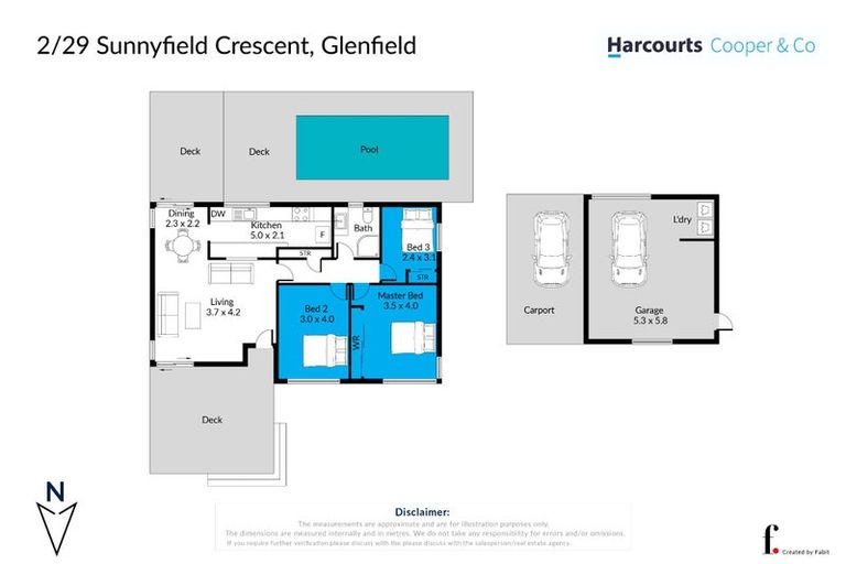 Photo of property in 2/29 Sunnyfield Crescent, Glenfield, Auckland, 0629