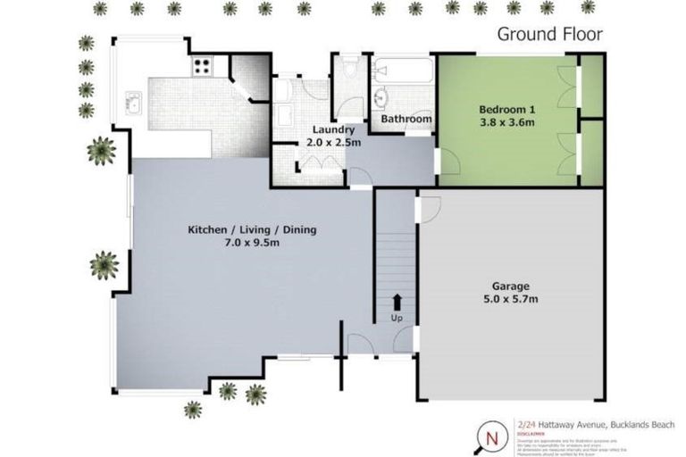 Photo of property in 2/24 Hattaway Avenue, Bucklands Beach, Auckland, 2012