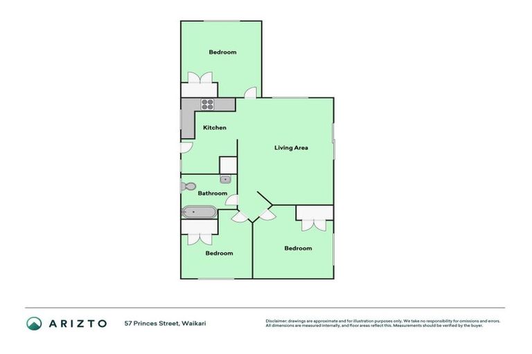 Photo of property in 57 Princes Street, Waikari, 7420