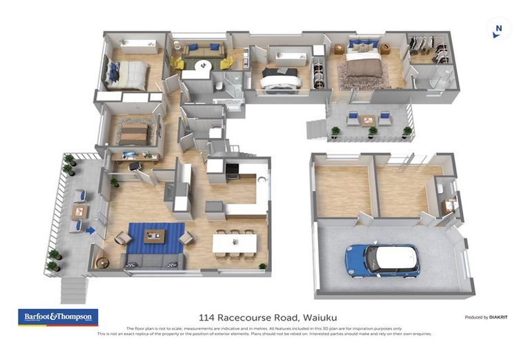 Photo of property in 114 Racecourse Road, Waiuku, 2123