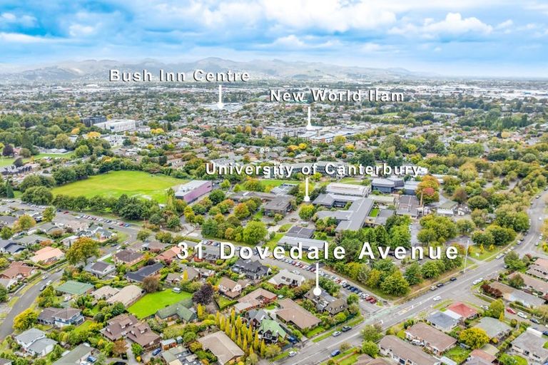 Photo of property in 31 Dovedale Avenue, Ilam, Christchurch, 8041